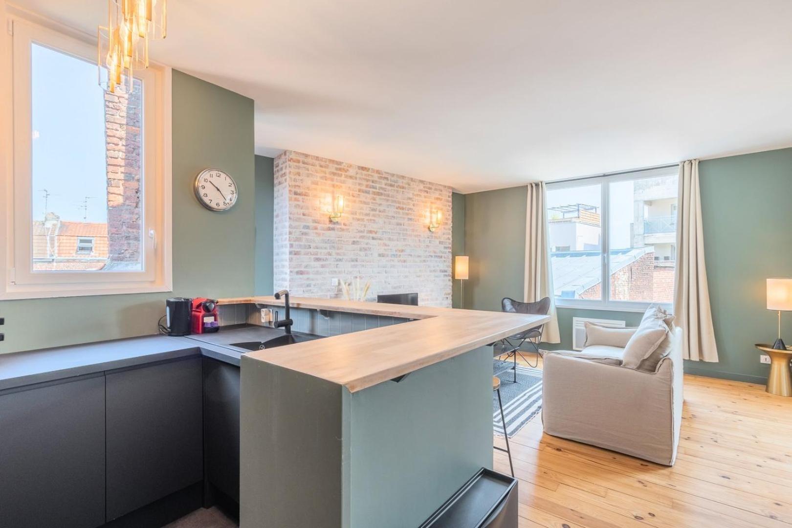 Charming 2 Bedroom Apartment - Old Lille Dış mekan fotoğraf